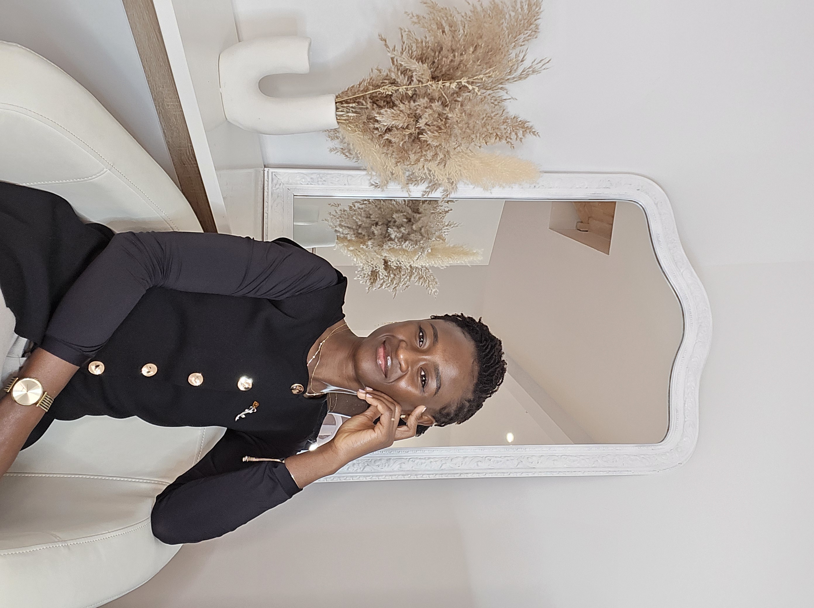 Détail lumière et décoration de l’institut